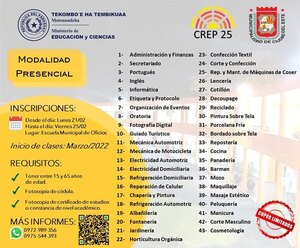 Lanzan convocatoria para unos 40 cursos en Escuela de Artes y Oficios - La Clave