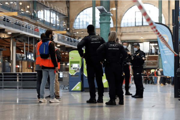 Hombre es abatido por policías tras amenzar con cuchillo en una estación de trenes de París - ADN Digital