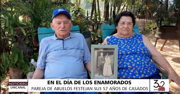 Don Feliciano y doña Delia, una historia de amor que lleva 57 años