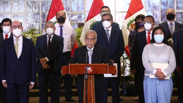 Gobierno de Perú denuncia plan en Congreso para destituir a Castillo