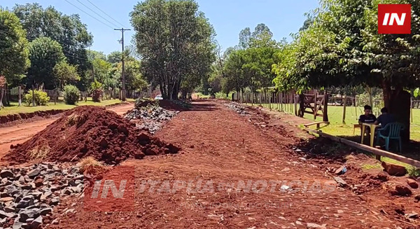 EJECUTAN IMPORTANTE OBRA VIAL EN LA COLONIA ALBORADA DE SAN RAFAEL DEL PNA. - Itapúa Noticias