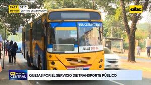 Deficiencias en el transporte público generan disgustos en usuarios - ABC Noticias - ABC Color
