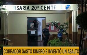 Cobrador gastó dinero recaudado en una fiesta e inventó que fue asaltado