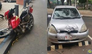 Un automovilista ebrio dejó en grave estado a una motociclista •