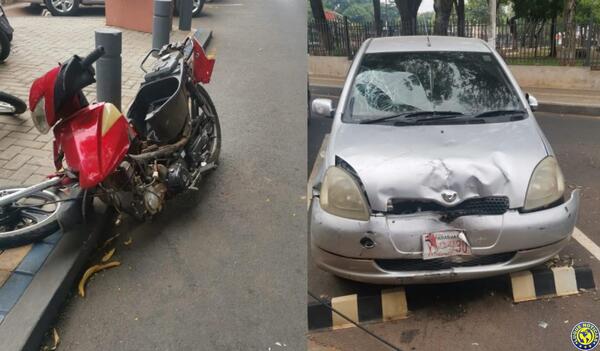 Un automovilista ebrio dejó en grave estado a una motociclista •