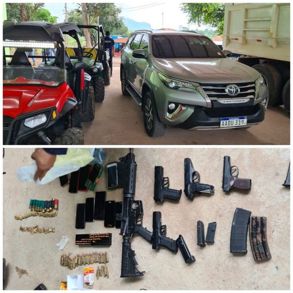 Policía allana inmueble en Gasory en relación al homicidio de Adilson Arrúa