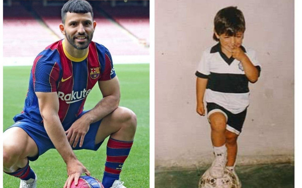 Crónica / El “Kun” Agüero explica porque de niño usaba la casaca del Olimpia