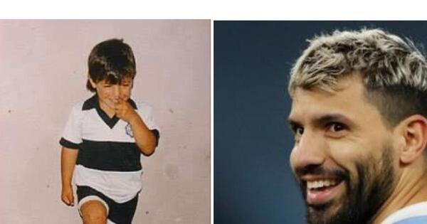 El ‘Kun’ Agüero recordó su pasado con la piel del Decano
