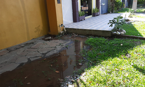 ESSAP ignora denuncia de caño y medidor rotos desde noviembre - OviedoPress