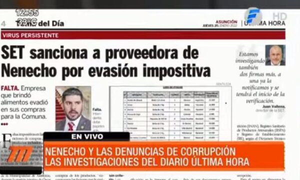 "Nenecho" y las denuncias de corrupción | Telefuturo