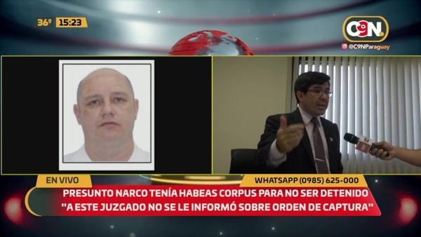 Presunto Narco tenía habeas corpus para no ser detenido - C9N