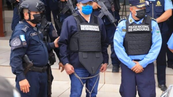 Ex presidente de Honduras es capturado tras pedido de EEUU