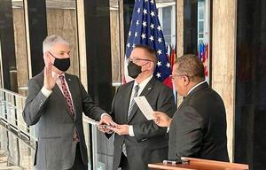 Juró hoy el nuevo embajador de Estados Unidos en Paraguay