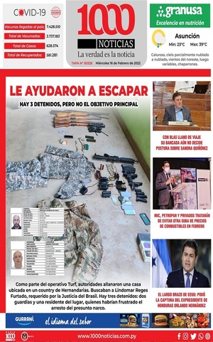Portadas de este miércoles 16 de febrero de 2022