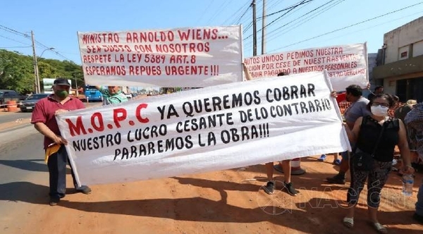 Diario HOY | MOPC pagará a frentistas de Tres Bocas según cronograma