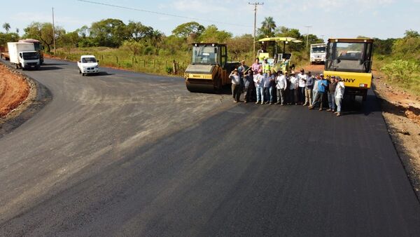 Culminan obras viales en tramo de la ruta RPY05 de Concepción - El Trueno