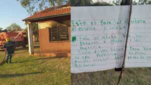 No pasaron de grado y quemaron una escuela en San Pedro del Paraná