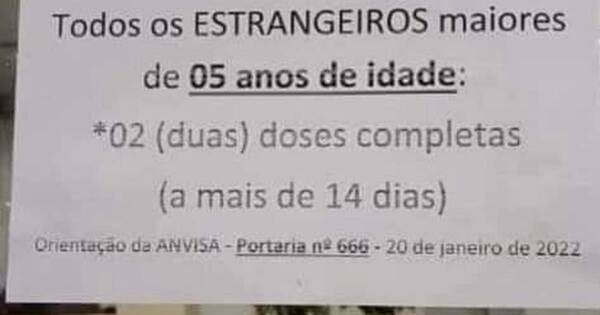 La Nación / Brasil empieza a exigir vacunación a niños de 5 años en adelante para ingresar al país