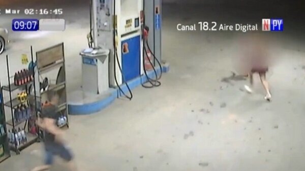 Golpean a una madre en una gasolinera en Limpio | Noticias Paraguay
