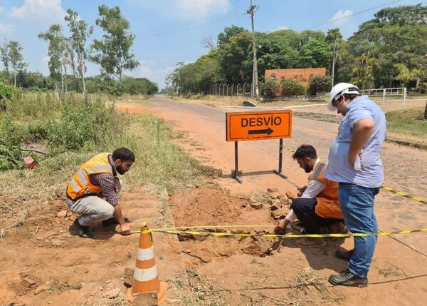 Obra cloacal de Tobatí avanzó solo 43%, tras abandono de contratista - Nacionales - ABC Color