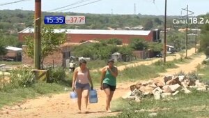 Limpio: No tienen agua ni siquiera por una hora | Noticias Paraguay