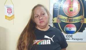 Intentó meter cocaína al penal de CDE y quedó detenida