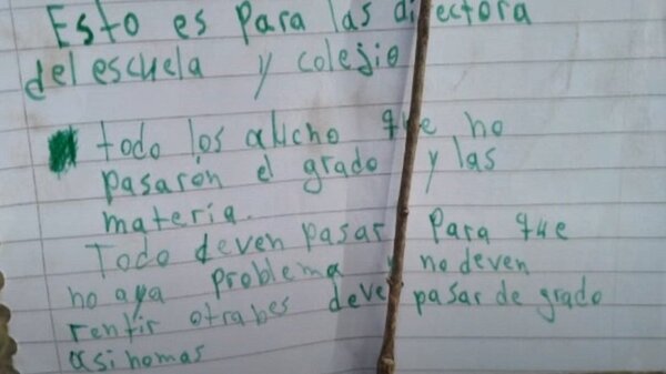Aplazados y furiosos: Incendiaron una escuela alegando que todos deberían pasar de grado | Noticias Paraguay