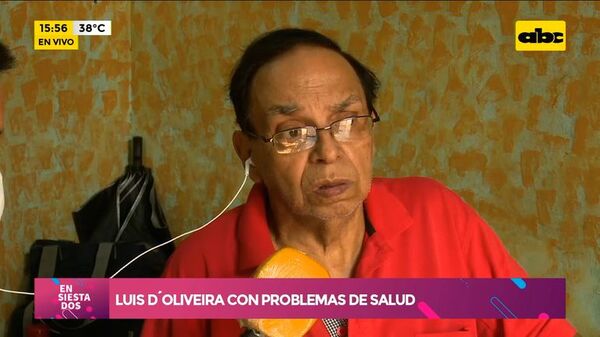 Luis D’Oliveira, con problemas de salud - Ensiestados - ABC Color