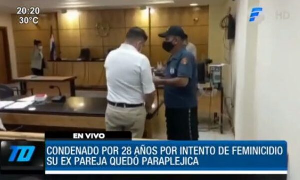 Condenado a 28 años de cárcel por intento de feminicidio | Telefuturo