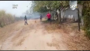 Pilar: Petardos iniciaron un enrome incendio - SNT