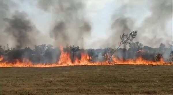 Explosión de petardos causó gran incendio en Pilar - Nacionales - ABC Color