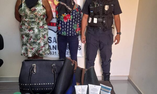 Detienen a dos mujeres que robaron suplementos alimenticios en local comercial de Hernandarias – Diario TNPRESS