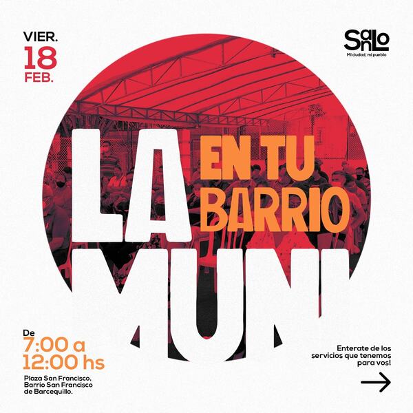 Vuelve este viernes "La MUNI en tu Barrio" - San Lorenzo Hoy