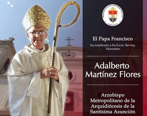 Adalberto Martínez, nuevo arzobispo de Asunción