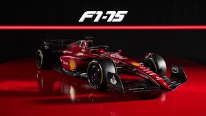 El F1-75 carga con la ilusión de Ferrari en 2022