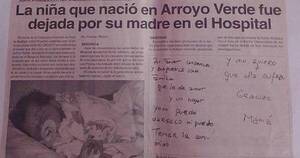 La Nación / Emotivo posteo: Joven adoptada contó cómo unos recortes de diario le aclararon sus dudas