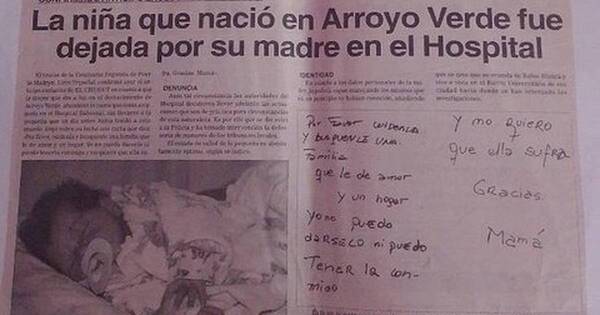 La Nación / Emotivo posteo: Joven adoptada contó cómo unos recortes de diario le aclararon sus dudas