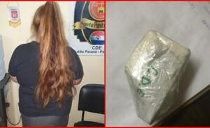 Piden prisión de mujer que quiso meter cocaína a la cárcel de CDE