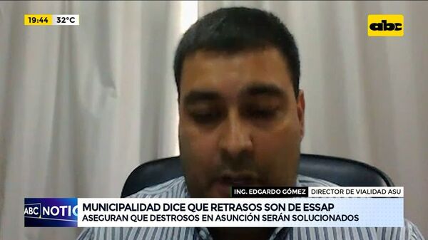 Lentitud de ESSAP es motivo de mal estado de calles, dice Municipalidad de Asunción - ABC Noticias - ABC Color