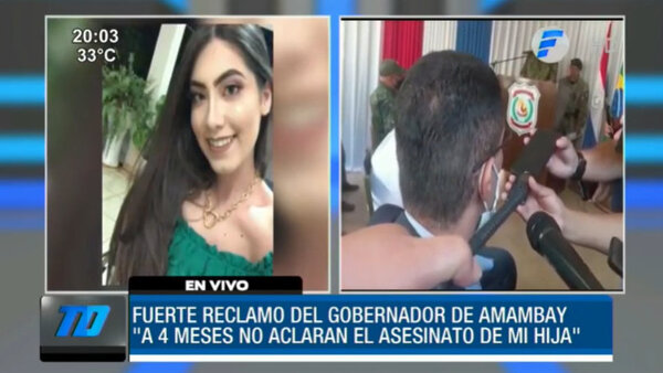 "Investiguen el asesinato de mi hija como el caso San Bernardino" | Telefuturo