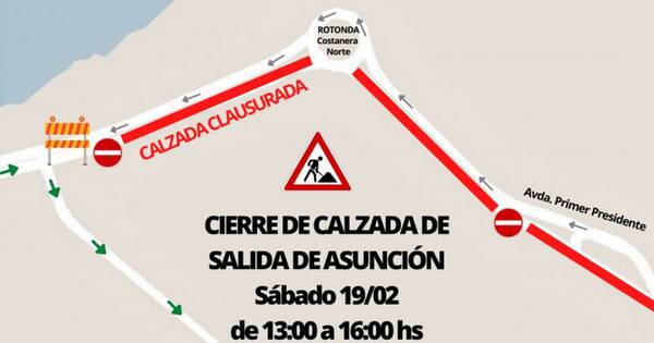 La Nación / Cierran carriles de la Costanera Norte