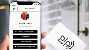 Pip Card reemplaza tarjetas de presentación impresas por perfiles virtuales compartidos a través de tecnología NFC