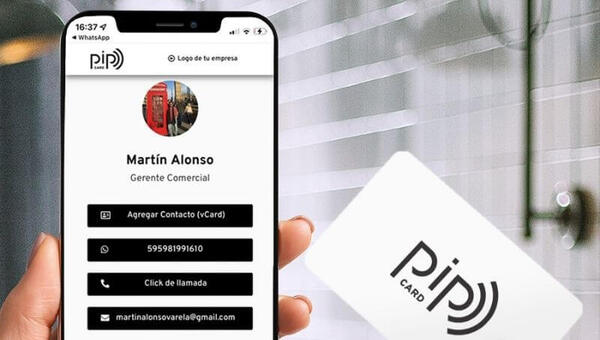 Pip Card reemplaza tarjetas de presentación impresas por perfiles virtuales compartidos a través de tecnología NFC