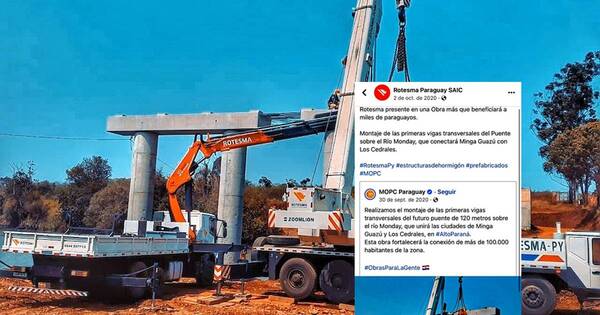 La Nación / Firma investigada por megalavado promociona 15 puentes para MOPC