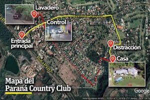 Narco y su pareja recorrieron durante 12 minutos mientras allanaban su casa - Nacionales - ABC Color