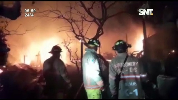 Carpintería quedo en cenizas tras incendio - SNT