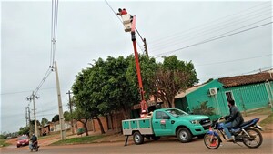 ANDE realizará cortes programados de energía eléctrica en 16 zonas del país