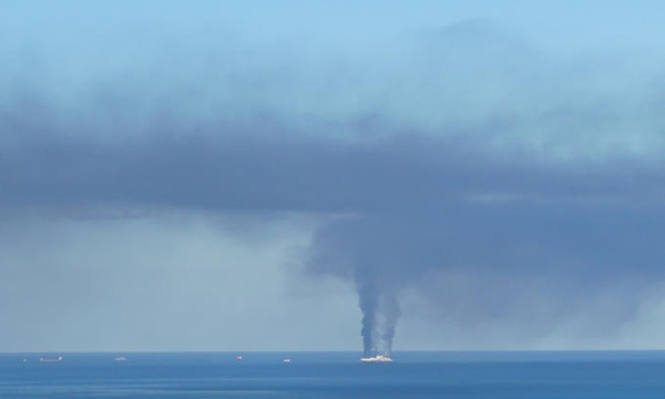 Incendio a bordo de un ferri con casi 290 personas en el mar Jónico - OviedoPress