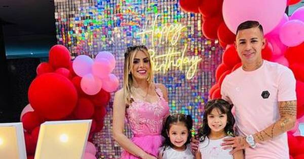 La Nación / Karimi Chávez, esposa del jugador Derlis González, celebró su cumpleaños con una gran fiesta