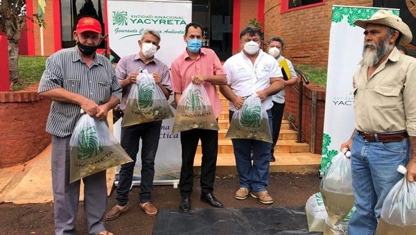 Entregan alevines a piscicultores del Itapúa